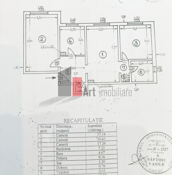 Rahova, apartament 3 camere, centrala proprie, mobilat,  utilat parcare.